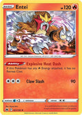 Entei 021/159 Reverse Holofoil — Crown Zenith Pokémon card