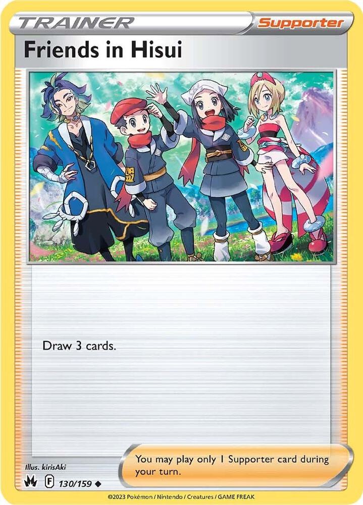 Friends in Hisui 130/159 — Crown Zenith Pokémon card