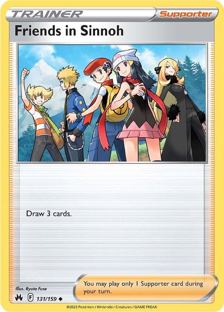 Friends in Sinnoh 131/159 Reverse Holofoil — Crown Zenith Pokémon card