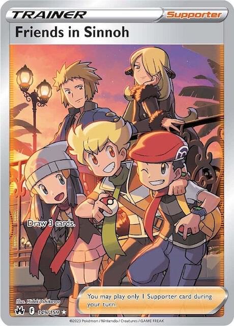 Friends in Sinnoh 149/159 Holofoil — Crown Zenith Pokémon card
