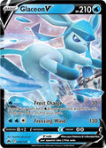 Glaceon V 038/159 Holofoil — Crown Zenith Pokémon card