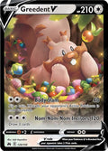 Greedent V 120/159 Holofoil — Crown Zenith Pokémon card
