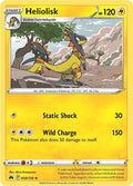 Heliolisk 050/159 Reverse Holofoil — Crown Zenith Pokémon card