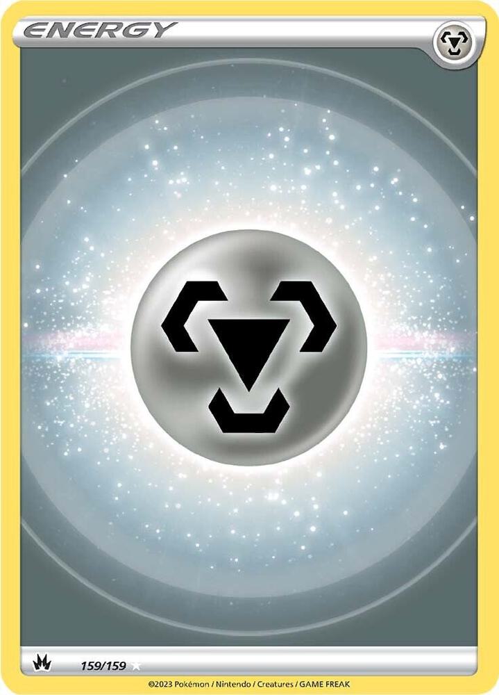 Metal Energy 159/159 Holofoil — Crown Zenith Pokémon card