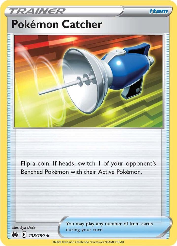 Pokemon Catcher 138/159 — Crown Zenith Pokémon card