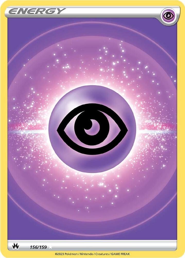Psychic Energy 156/159 Holofoil — Crown Zenith Pokémon card