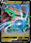Rayquaza V 100/159 Holofoil — Crown Zenith Pokémon card