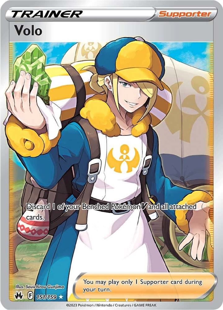 Volo 151/159 Holofoil — Crown Zenith Pokémon card
