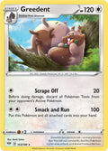 Greedent 153/189 — Darkness Ablaze Pokémon card