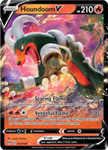 Houndoom V 021/189 Holofoil — Darkness Ablaze Pokémon card
