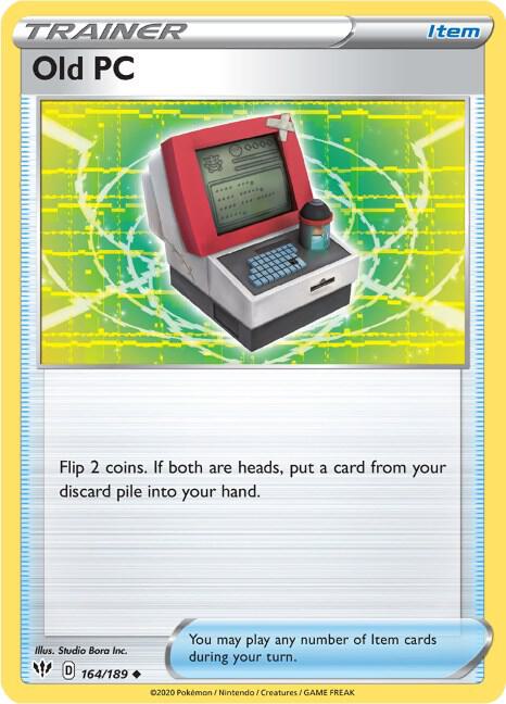 Old PC 164/189 — Darkness Ablaze Pokémon card