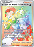 Pokemon Breeder's Nurturing 195/189 Holofoil — Darkness Ablaze Pokémon card
