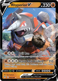 Rhyperior V 095/189 Holofoil — Darkness Ablaze Pokémon card