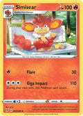 Simisear 027/189 Reverse Holofoil — Darkness Ablaze Pokémon card