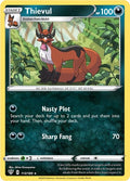 Thievul 113/189 Reverse Holofoil, Darkness Ablaze Pokémon card
