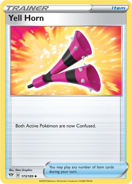 Yell Horn 173/189 — Darkness Ablaze Pokémon card