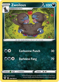 Zweilous 109/189 Reverse Holofoil — Darkness Ablaze Pokémon card