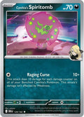 Cynthia's Spiritomb 129/182 Reverse Holofoil, Destined Rivals Pokémon card