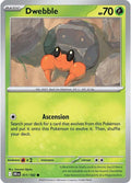 Dwebble 011/182 Reverse Holofoil, Destined Rivals Pokémon card
