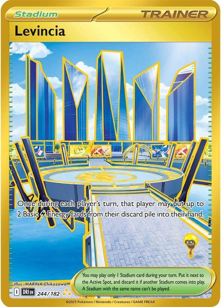 Levincia 244/182 Holofoil, Destined Rivals Pokémon card
