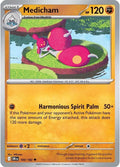 Medicham 100/182 Reverse Holofoil, Destined Rivals Pokémon card