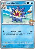 Misty's Starmie 047/182 Reverse Holofoil, Destined Rivals Pokémon card
