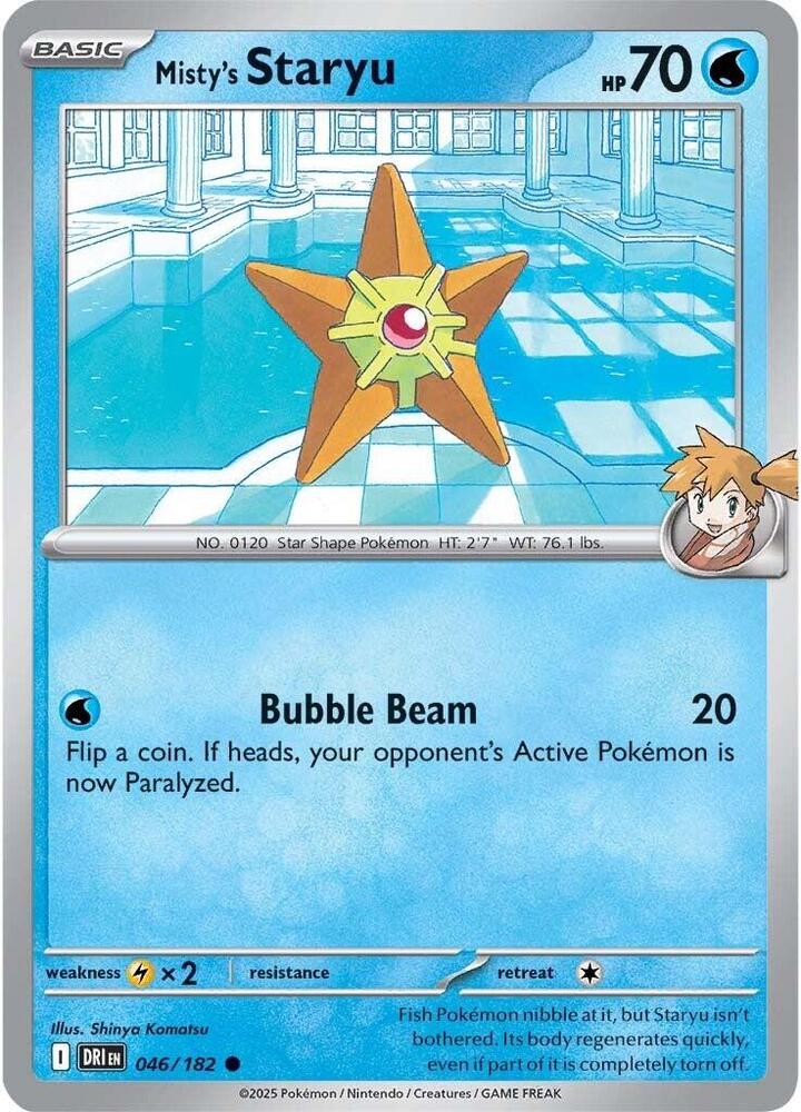 Pokemon - Destined Rivals - Misty's Staryu - 046/180