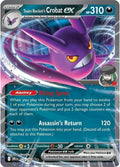 Team Rocket's Crobat ex 122/182 Holofoil, Destined Rivals Pokémon card