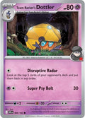 Team Rocket's Dottler 088/182, Destined Rivals Pokémon card