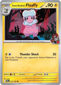 Team Rocket's Flaaffy 073/182 Reverse Holofoil, Destined Rivals Pokémon card