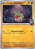 Team Rocket's Larvitar 094/182, Destined Rivals Pokémon card