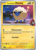 Team Rocket's Mareep 072/182 Reverse Holofoil, Destined Rivals Pokémon card