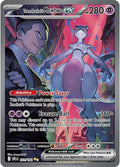 Team Rocket's Mewtwo ex 231/182 Holofoil, Destined Rivals Pokémon card