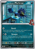Team Rocket's Murkrow 127/182, Destined Rivals Pokémon card