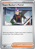 Team Rocket's Petrel 176/182, Destined Rivals Pokémon card