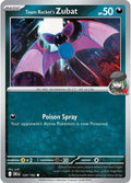 Team Rocket's Zubat 120/182 Reverse Holofoil, Destined Rivals Pokémon card