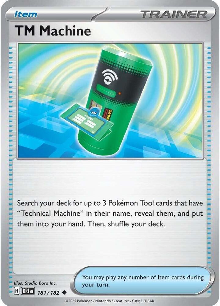 TM Machine 181/182, Destined Rivals Pokémon card