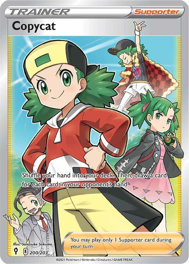 Copycat 200/203 Holofoil — Evolving Skies Pokémon card