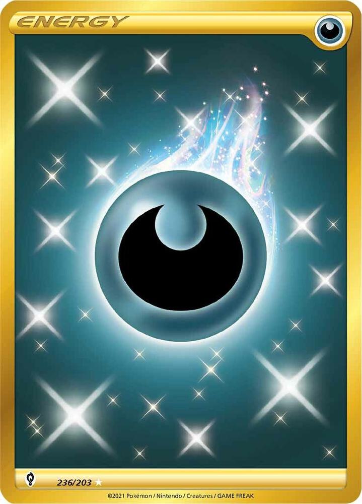 Darkness Energy 236/203 Holofoil — Evolving Skies Pokémon card