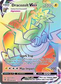 Dracozolt VMAX 210/203 Holofoil — Evolving Skies Pokémon card