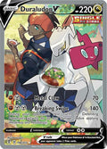 Duraludon V 198/203 Holofoil — Evolving Skies Pokémon card