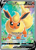 Flareon V 169/203 Holofoil — Evolving Skies Pokémon card