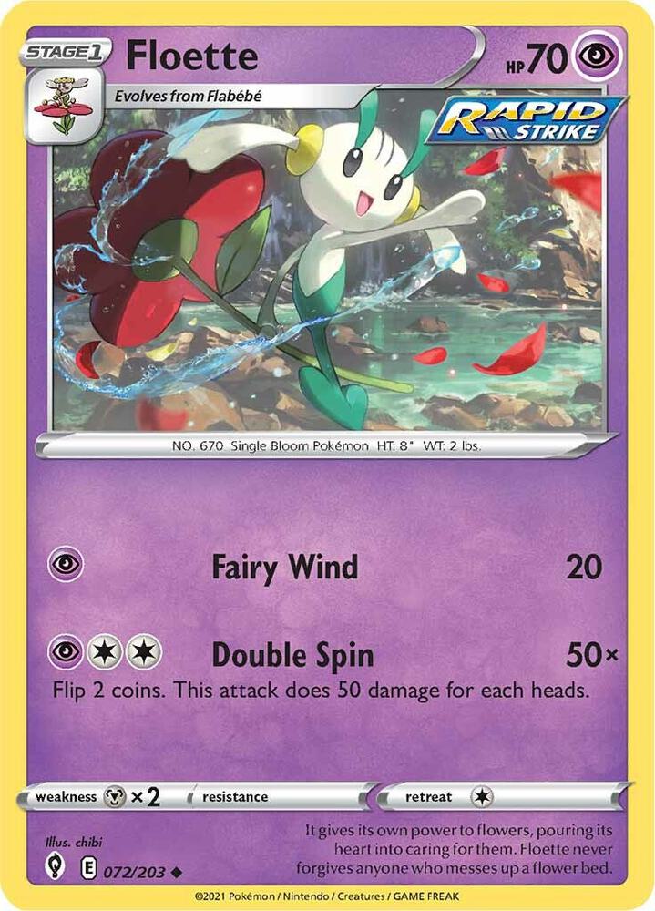 Floette 072/203 — Evolving Skies Pokémon card