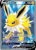 Jolteon V 177/203 Holofoil — Evolving Skies Pokémon card