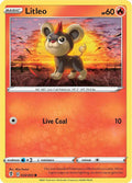 Litleo 022/203 Reverse Holofoil — Evolving Skies Pokémon card