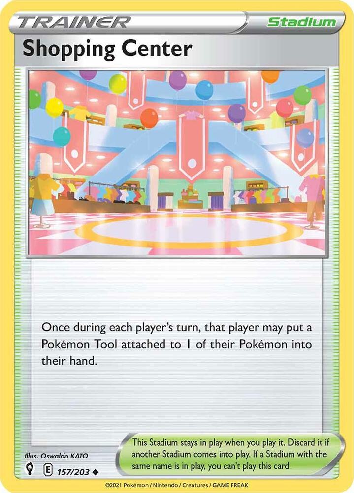 Shopping Center 157/203, Evolving Skies Pokémon card