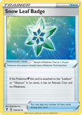 Snow Leaf Badge 159/203, Evolving Skies Pokémon card