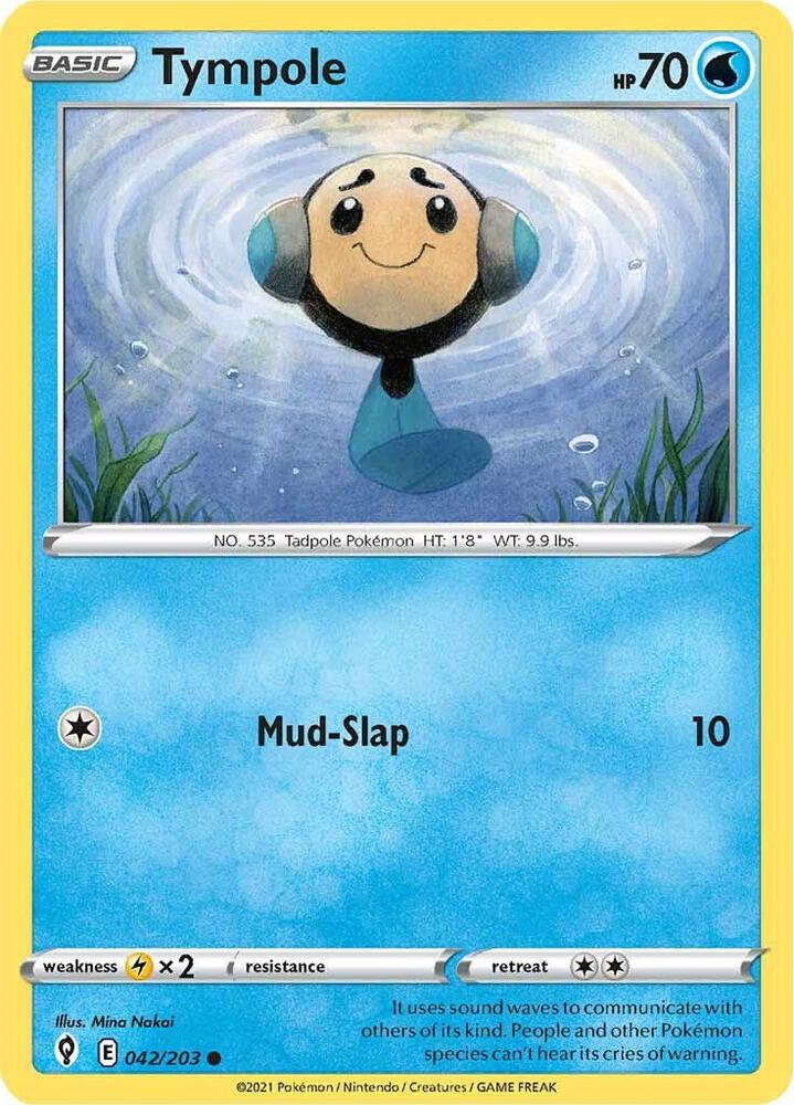 Tympole 042/203 — Evolving Skies Pokémon card