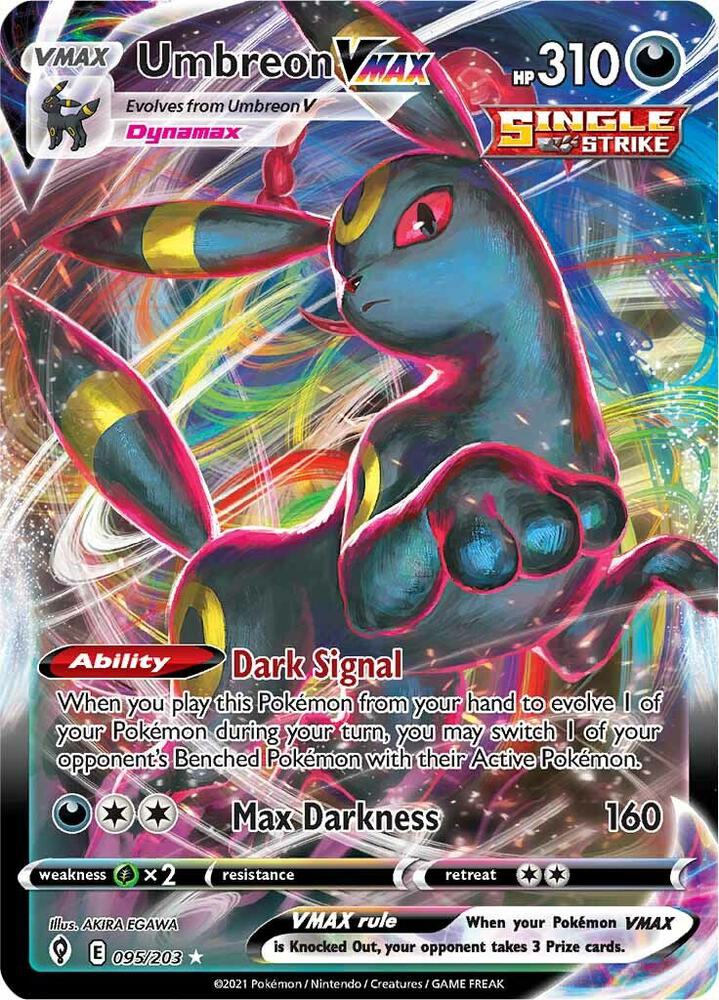 Umbreon VMAX 095/203 Holofoil, Evolving Skies Pokémon card