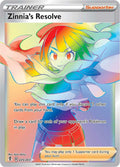 Zinnia's Resolve 225/203 Holofoil — Evolving Skies Pokémon card